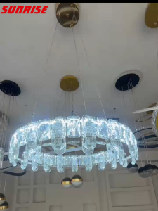 Nordic Living Room Pendant Light LED Luxury Crystal Bedroom Chandelier Modern Dining Room Decorative Lamp