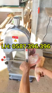 Máy cưa xương heo xương lợn cưa thịt cá đông lạnh nhỏ gọn công suất động cơ 1500W.