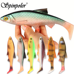 Spinpoler 20cm 84g Big Game Soft Fishing Lure River Roach Shad T Tail Swimbait Pike Zander Large Bass Trout Saltwater Sea Tackle