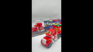 Mack the Transporter Toy Truck with 6 Mini Rust-eze Racer w/ Car Slide for Kids