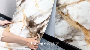 Marble Wallpaper Sticker 120 x 300cm Self AdhesiveThickness 2.5mm Waterproof Wall Design Decor