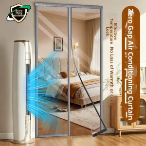 COLOR BLOCK PARTY | Cold Air Barrier Curtain No Drill Thick