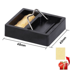 1pc Soldering Iron Simple Tube  Stand Holder with Sponge for Electric High Temperature Resistance Welding Accessories