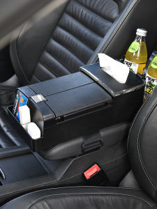 Car Armrest Box Tissue Box Center Console Storage Rack Multi-Function Car Interior Decoration Automobile Storage Box
