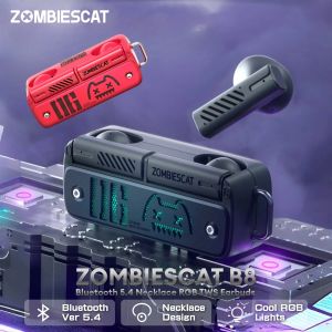 ZombiesCat B8 Ture Wireless Bluetooth Earphones ENC Noise Cancellation Bluetooth 5.4 Headphone with Mics HD Calls TWS Earbuds