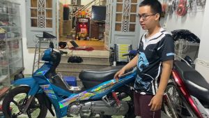 Bộ vỏ nhựa xe máy Sirius hàng Việt Nam loại 1 màu Ngọc