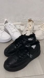 Sepatu sneakers wanita bahan kulit PU Premium 297 Nextfashion