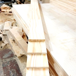 Thanh Nan Gỗ Thông Dày 1cm x Rộng 9cm x Dài 120cm Gia Công Mịn 4 Mặt Dùng Trang Trí Nội Thất Decor