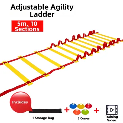 Multifunctional Adjustable Agility Ladder