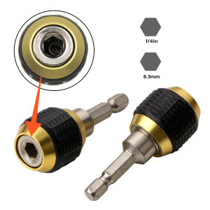 AmoKi 1/4 Hex Shank Drill Bits Adapter 60mm Screwdriver Impact Driver Adaptor Quick Change