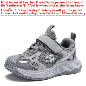 Kids Casual Shoes Velcro Cool 2 Layers Mesh Fabric 5 Years old Boys New Sports Fashion Style Comfy Flexible EU Size:27-38 Durable Non-slip Preschoolers Girls Walking Shoe Kindergarten Pupils Primary School Students Infants Lively Children Running Footwear