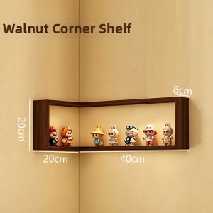 OYIla | Wall-Mounted Stuffed Toy Shelf No-Drill Corner