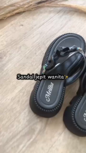 Sandal Jepit Wanita Motif Rantai Cantik Trendy Style Korean - 2399 37/41