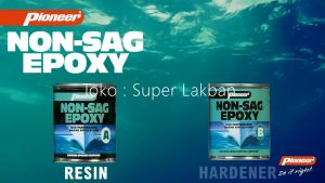 Lem Epoxy Pioneer Non Sag Marine Epoxy 170gr Dempul Kapal Anti Bocor