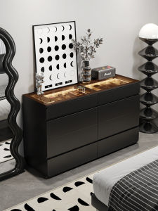 ZUNTONGGE | Modern Minimalist Bedside Large Capacity Storage Cabinet