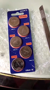 แบตเตอรี่ Sony CR2450/CR 2430 ต้นฉบับ Sony CR2450/ 2430 3V แบตเตอรี่ลิเธียมสําหรับรีโมท BMW คอมพิวเตอร์ Montherboards และอื่นๆ