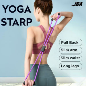 JBA สายรัดดึงโยคะ 8 ประเภท คำ TPR ป้องกันการลื่นไถล แถบยืดแขน 8 ประเภท