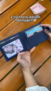 Oliver Sapphire Blue - Dompet pria lipat dompet cardholder cowok kartu uang Dinamican Supply