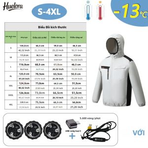 Áo Khoác Có Mũ Trùm Đầu Làm Mát Mùa Hè Cho Nam Với Quạt Tích Hợp Chống Nóng Thoáng Khí Dùng Cho Công Việc Ngoài Trời Câu Cá Và Đi Bộ Đường Dài