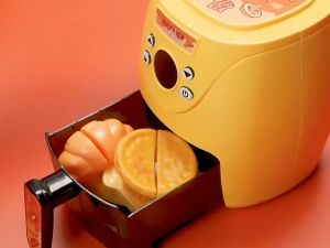 Air Fryer Toy - Simulation Kitchen Utensil for Girls Color-Changing Play Food Childrens Birthday Gift for Pretend Play - 空气炸锅玩具仿真厨房具女孩过家家可变色食物儿童生日礼物