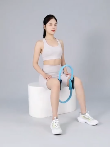 Gelang Pilates Latihan Seluruh Badan untuk Pembentukan Otot / Yoga Pilates Ring Full Body Training Ring (RANDOM COLOUR)