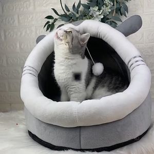 🔥Surprise gift🔥Pet Nest Cushion Mouse toys Cat teaser stick