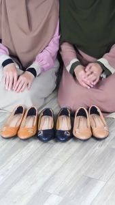 Hellona Hyuna Flatshoes Wanita Cantik Elegan Sol Karet