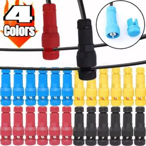 Polocat 10Pcs Low Voltage Fastlock Piercing Connectors Waterproof Crimp Wiring Terminal Electrical Cable Quick Connector for Outdoor Indoor Tool