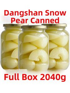 Snow Pear Canned Pears Glass Bottled