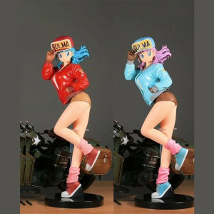 Bandai | 7.87in/26cm Anime Figure Dragon Ball Z Bulma Action Figures Pvc Statue Model Collection Desk Decora Doll Gifts Figurine Doll