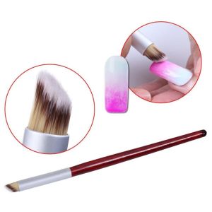 1Pc Gradient Nail Brush Wood Handle Nail Dye Drawing Pen UV Gel Polish Nail Brush Nail Art DIY Painting Tool