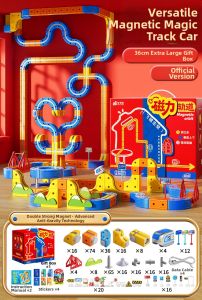 BEI JESS | Magnetic Rail Car Building Blocks for Kids