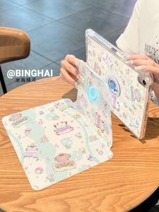 Acrylic Magnetic Absorption iPad Case 11th Generation 2025 Model High Transparent Protective Cover for iPad Air 7 Mini 6 pro 2025