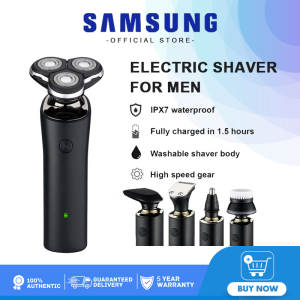 Samsung Original 5 IN 1 Electric Shaver For Men Wet and Dry Shaving Hair Trimmer Rotation Rechargeable Portable Washable Travel Razor