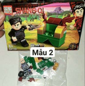 Lắp ráp 1 hộp Lego_Truyền thuyết ZHE 64110 có nhiều chi tiết