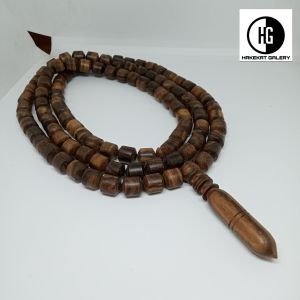 kalung tasbih kayu kalimosodo motif marjan h412