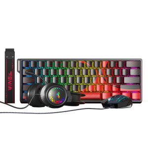 Bộ bàn phím và chuột cơ AULA Win60 độ phân giải cao và độ trễ thấp chơi game FPS