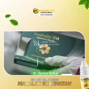 Propolis SM Brazilian Asli 100% Original With Nano Technology Isi 6 Ml Tanpa Efek Samping