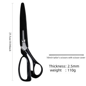 XMSJ | 8/10inch Professional Tailor Scissors Sharp Stainless Steel Fabric Cutting Shears Heavy Duty Dressmaking Clothing DIY Craft Tool