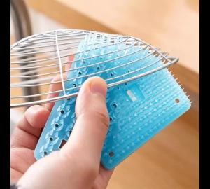 Kitchen Cleaning Tools Silicone Dish Scrubber Crevice Brush Household Fruit and Vegetable Clean Brush Cleaning Accessories 2pcs