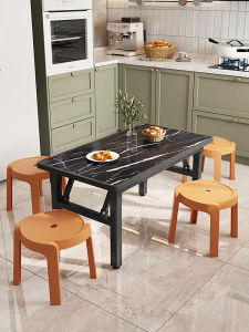 Foldable Rectangular Home Use Side Table Edge Wrapped
