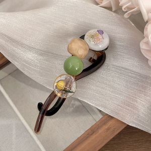 Elegant Dry Flower Design Hair Claw Clip Womens Updo Hair Accessories Fashionable Twist Clip Stylish Hair Jewelry