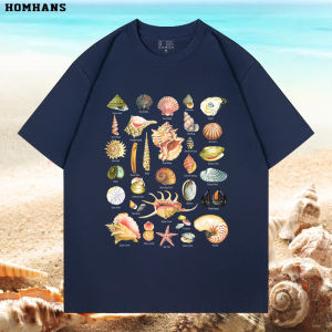 HOM HANS | Ocean Creatures Print Cotton T-Shirt