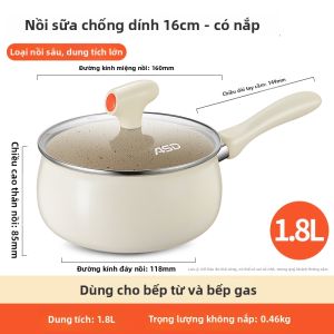 ASD | Nồi Sứ Không Dính Dành Cho Thực Phẩm Trẻ Em