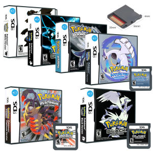 Bandai | New Pokemon NDS Game Card 3DS 2DS DS Card SoulSilver HeartGold Platinum Game Card Pokemon Game Card Collecting Hobbies Gifts