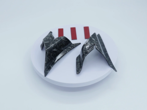 【FunTimes】UPGRADE ALERT! Universal Carbon Fiber Small Motorcycle Winglet Side Wings Fittings with Water Ripple Color – Motorcycle Winglet Side Wings Fittings DIY Stylish Bike Mods for Sport Bikes ️