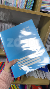 10Pcs K12 Writing Notebook Bigger Size Notebook 6.5"X8.5" Aesthetic Film Cover For Grade 1 2 3 80LVS