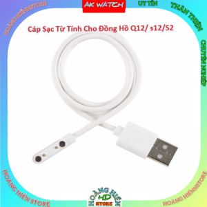Cáp sạc nam châm ( từ tính) cho đồng hồ định vị Q12 Q20 S12 S2...