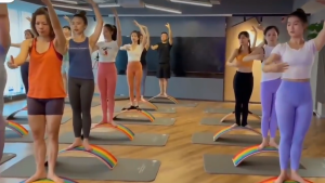 Wooden Balance Board Child SeesawYoga Board Wooden Waldorf Board for Sensory Input