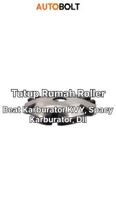 Tutup Rumah Roller Beat Lama Spacy Old Scoopy Karburator Karbu Penutup Loller Roler Cover Plate Ramp Kura Kura Cam